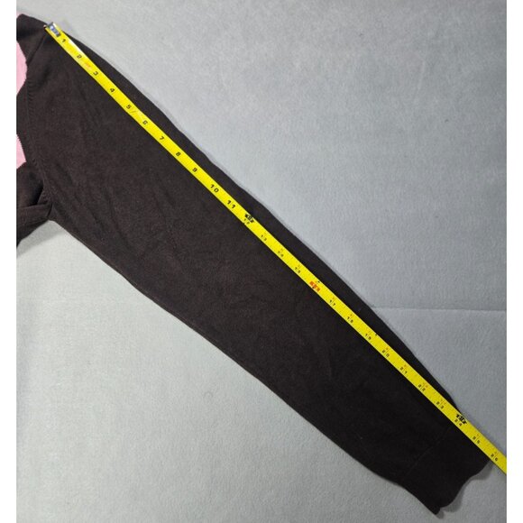 Vintage 80s Polo Jeans Co Ralph Lauren XL Argyle Cardigan Brown Pink Purple - Picture 9 of 13